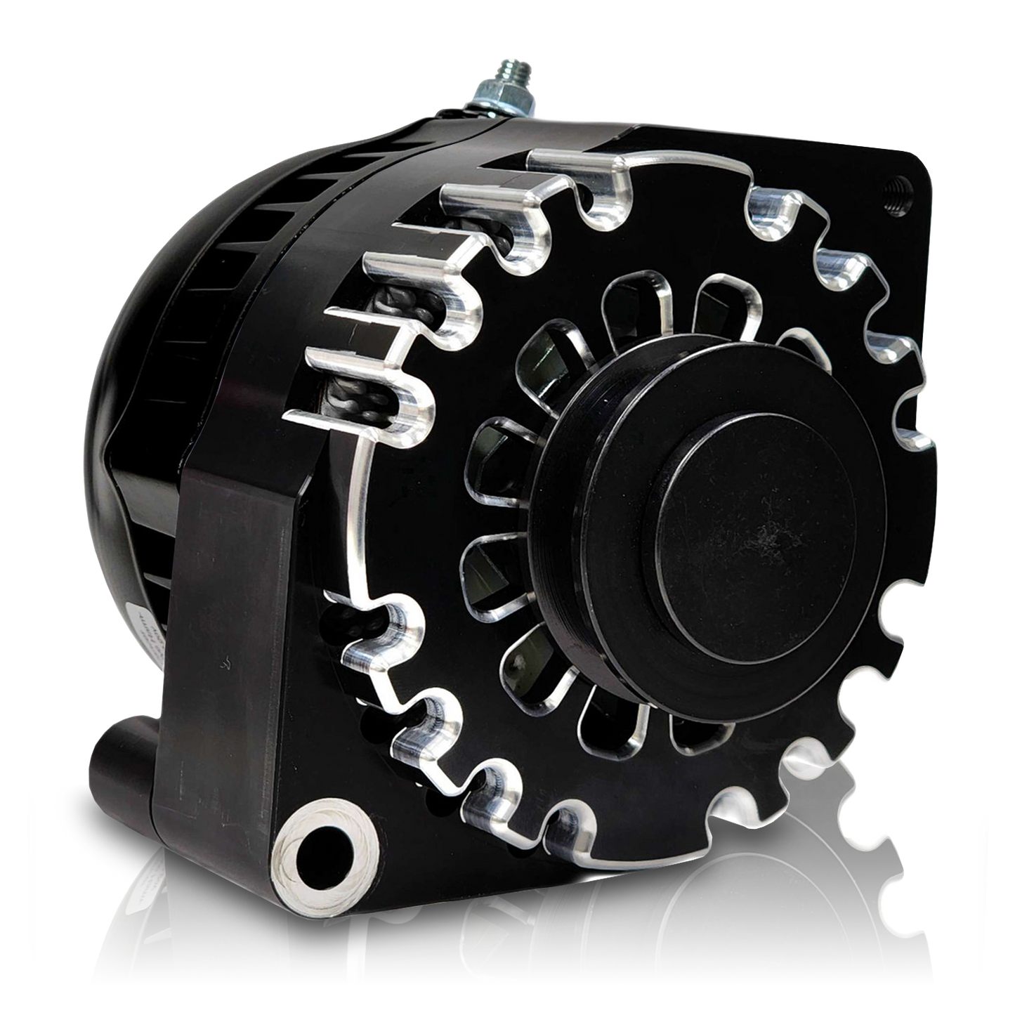 S Series Billet 170a racing alt - Early Ford - Black