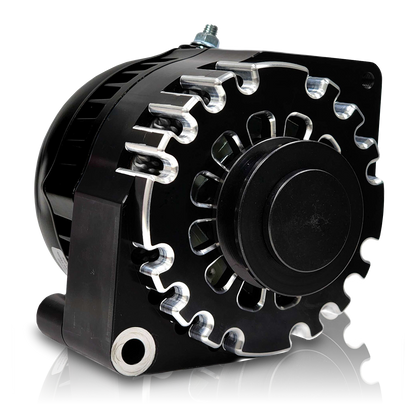 S Series Billet 170a racing alt - Early Ford - Black