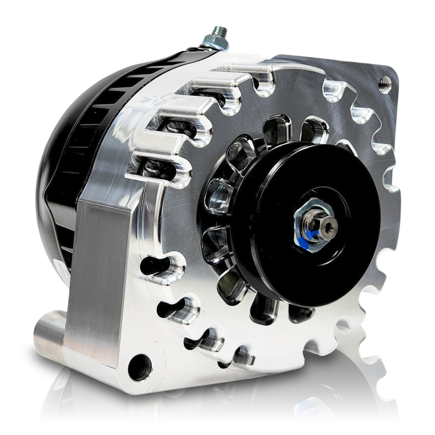 S Series Billet 170a racing alt - Early Ford - Chrome