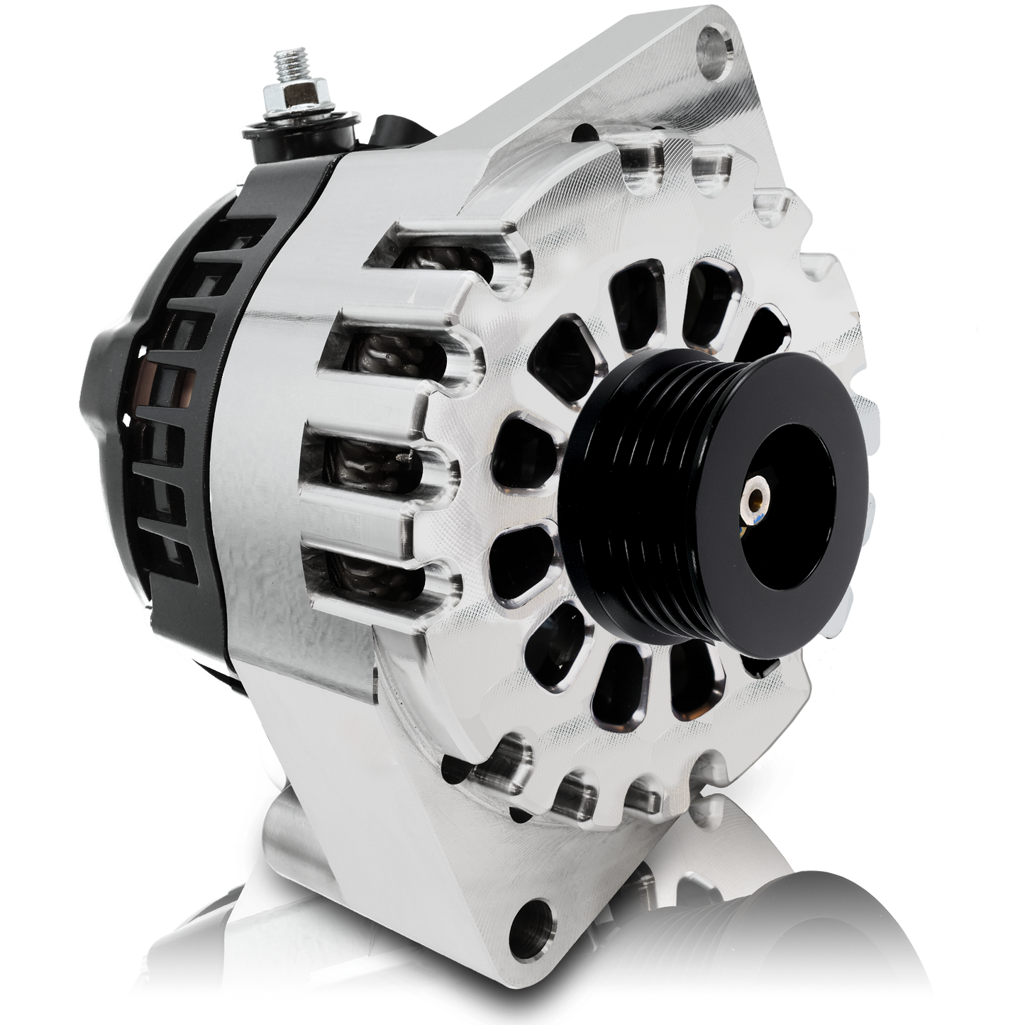 S Series Billet 240A racing alt - 6/12 Ford 6S  - Machined