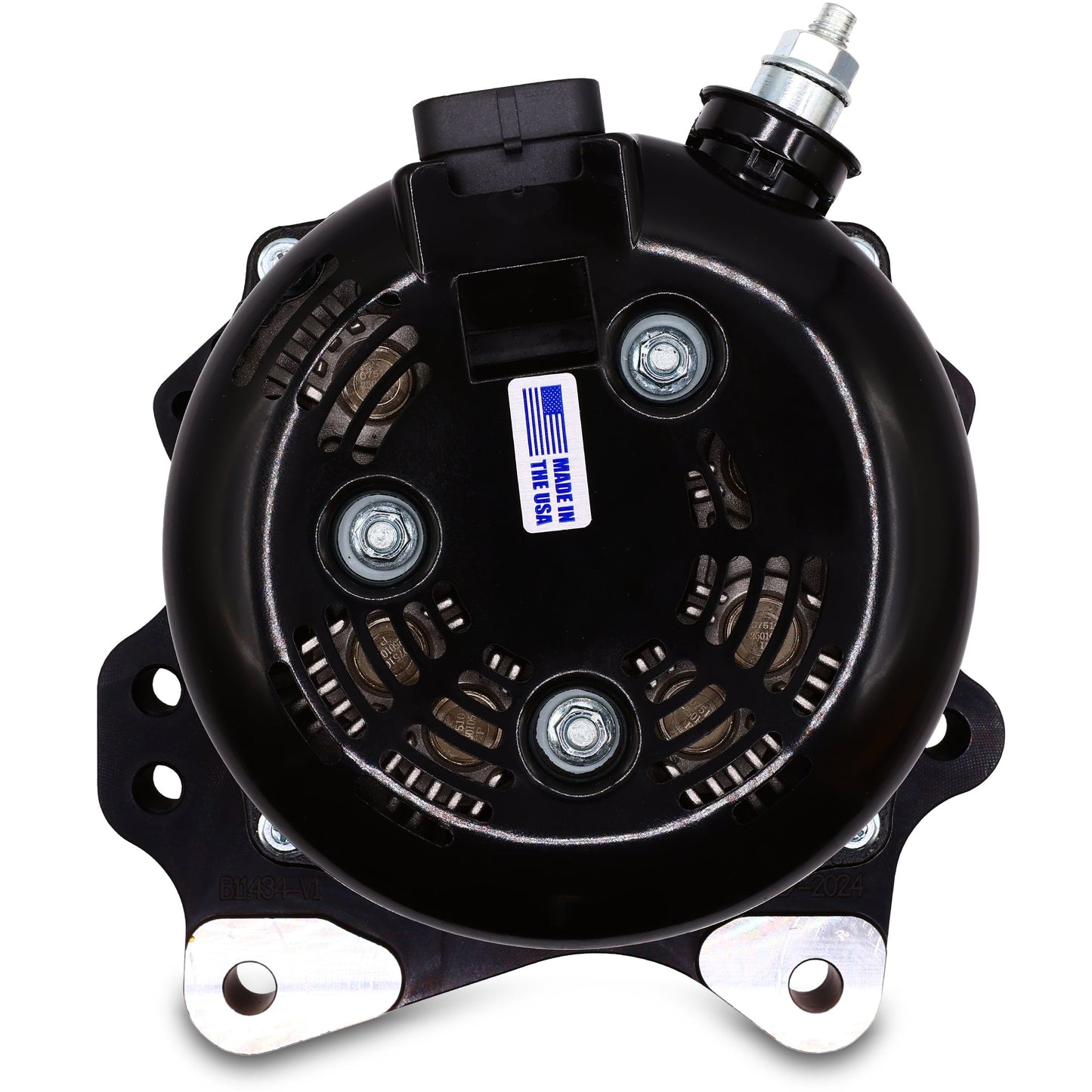 370-amp Billet V-mount alternator for SOHC Ford Modular Engines