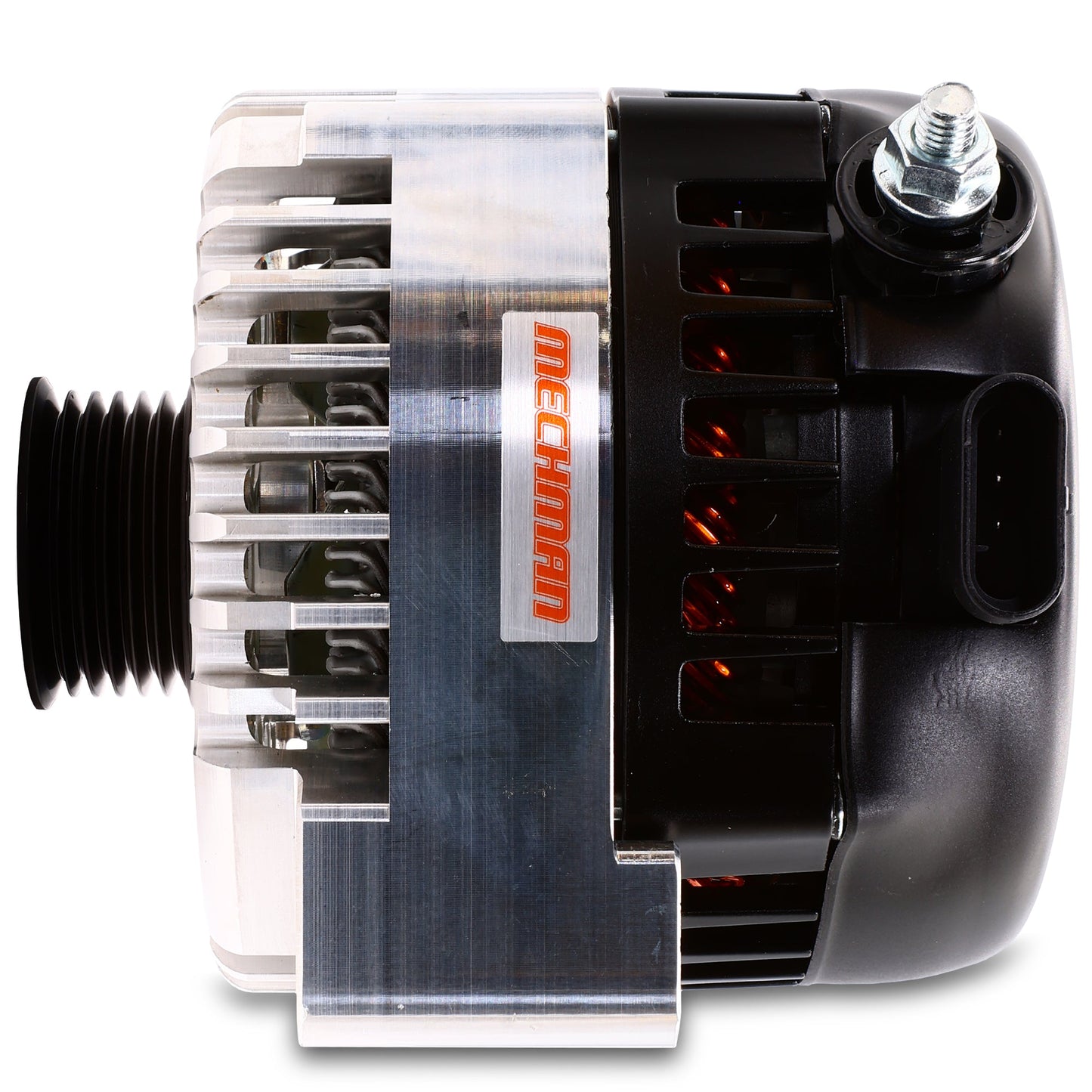 240 Amp High Output Alternator - 1987-1995 GM Truck C1500 Tahoe Suburban - Machined Billet