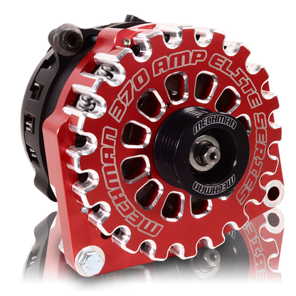 370 amp Elite series alternator for 88-95 GM Truck (Red) | B81657370RD | by: Mechman @ the lowest price of $629.00