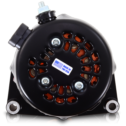 Billet Black 240 Amp Racing Alternator GM Truck LS Engine Swap | B8206240B | by: Mechman @ the lowest price of $499.00