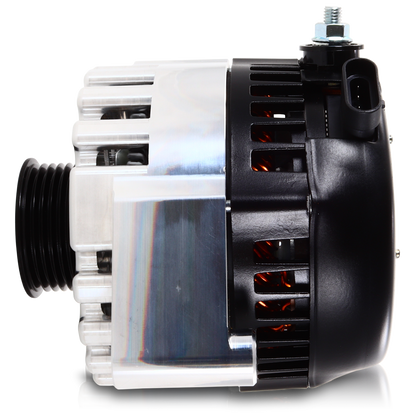 Billet Machined 170 Amp Racing Alternator GM Truck LS Engine Swap | B8206170M | by: Mechman @ the lowest price of $429.00