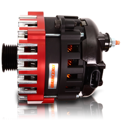 400 amp Elite series alternator for 88-95 GM Truck (Red) | B81657400RD | by: Mechman @ the lowest price of $699.00