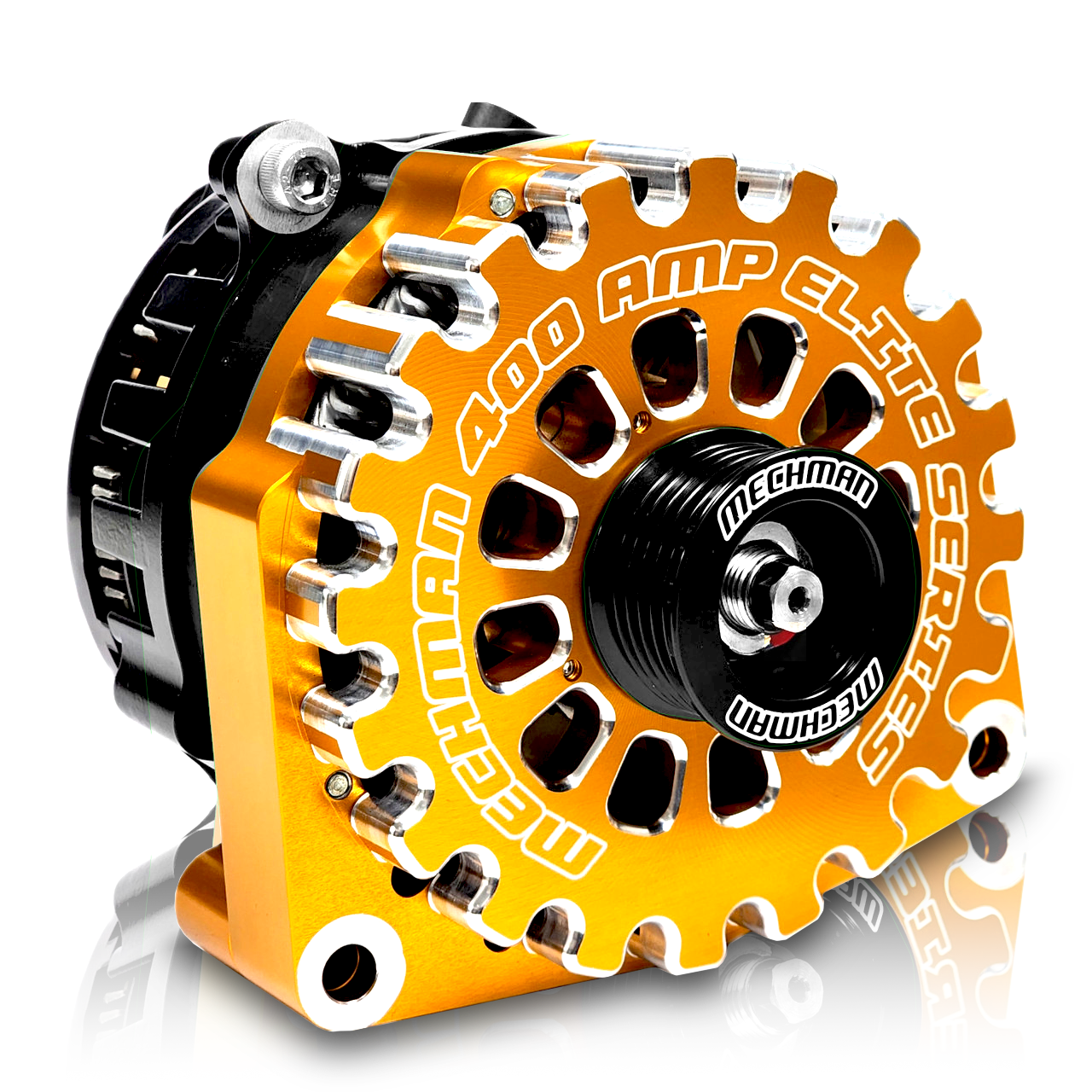 E Series 400 amp Orange Billet GM truck 05-13 | B8302400OR | by: Mechman @ the lowest price of $699.00