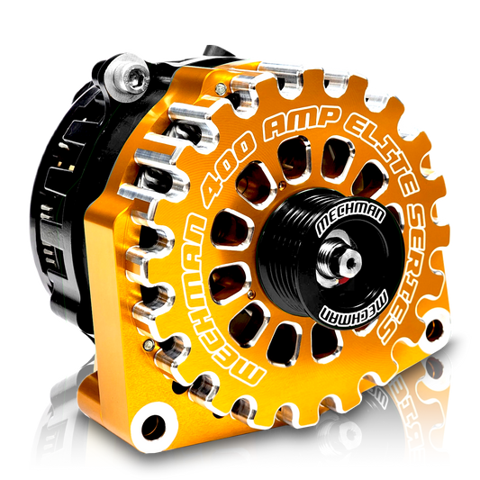 E Series 400 Amp Orange Billet GM Truck | B8206400OR | by: Mechman @ the lowest price of $699.00