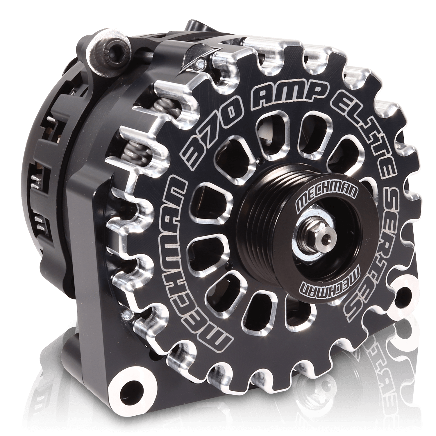 E Series 370 amp Black Billet for 2 pin GM truck | B8302370B | by: Mechman @ the lowest price of $629.00