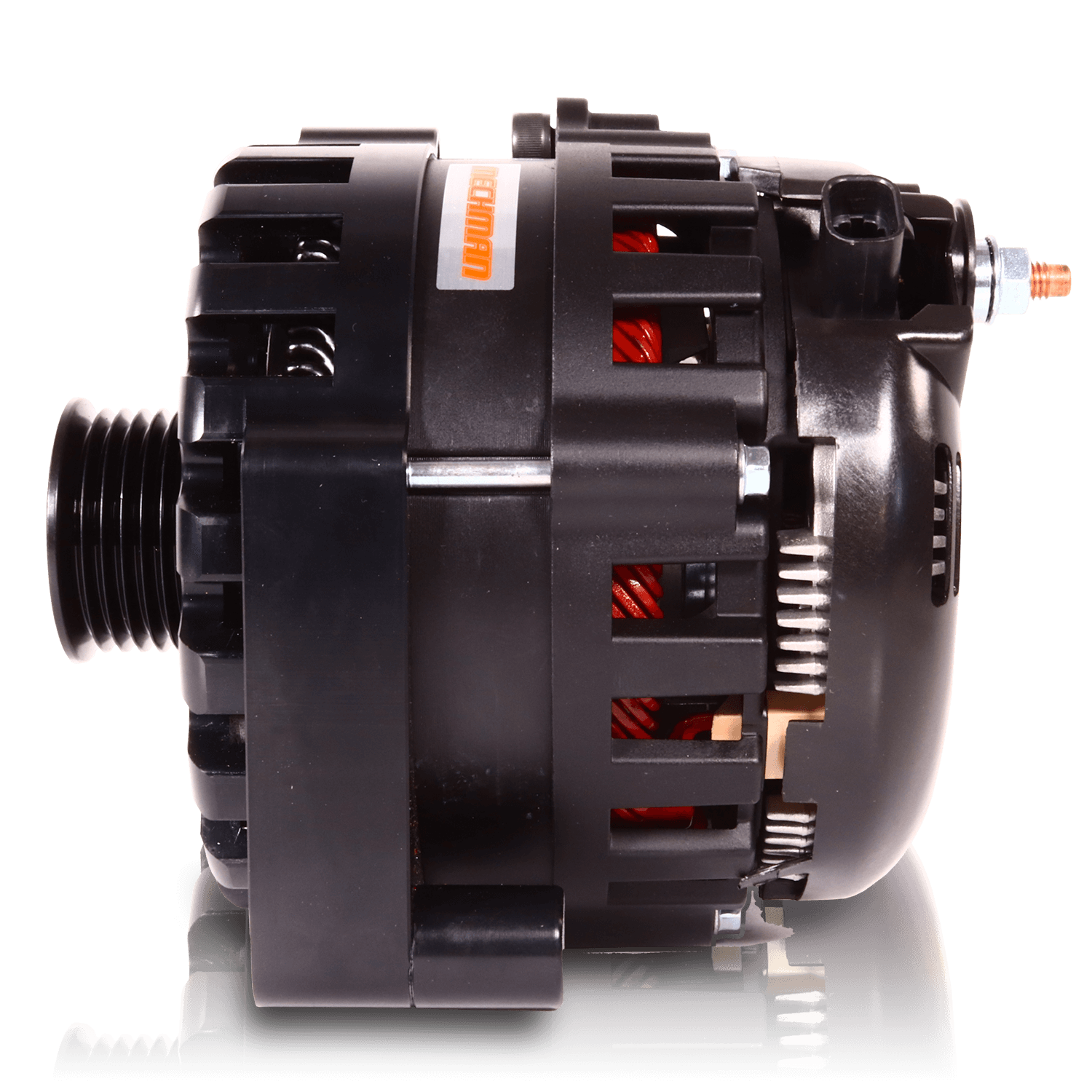 E Series 370 amp Black Billet for 2 pin GM truck | B8302370B | by: Mechman @ the lowest price of $629.00