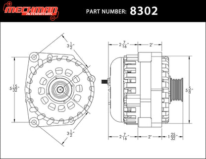 E Series 400 amp Green Billet GM truck 05-13 | B8302400GN | by: Mechman @ the lowest price of $699.00