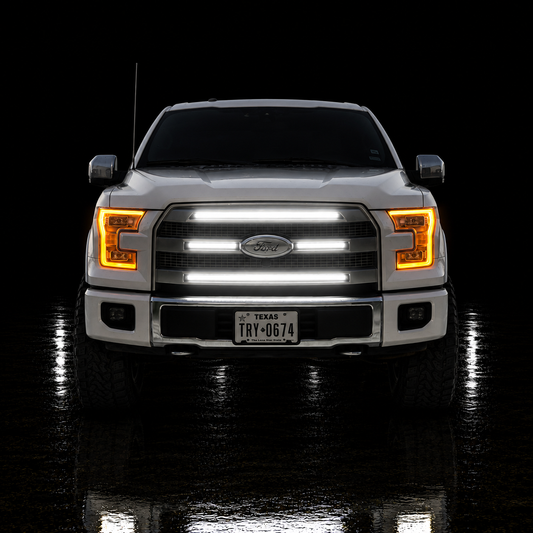 2015-2017 Ford F150 LED “Ghost” Grille Light Kit – Platinum, 6500 K White, IP67 Waterproof