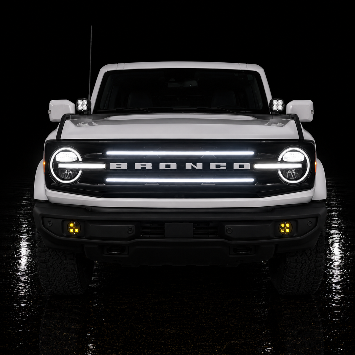 Ford Bronco Wildtrack LED Grill Lights | 2021-2023 Models