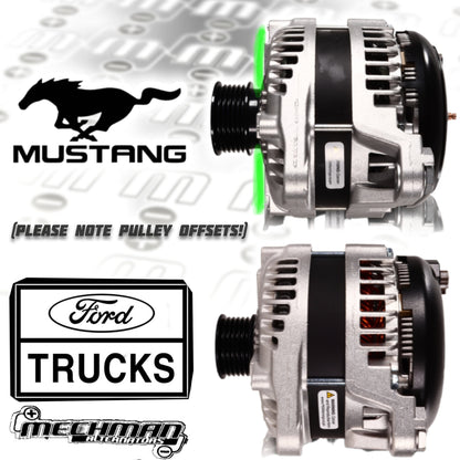 240 amp Elite series racing alternator for 5.0 Ford - Motor Swap - 1 wire turn on | 11625240-1 | by: Mechman @ the lowest price of $429.00