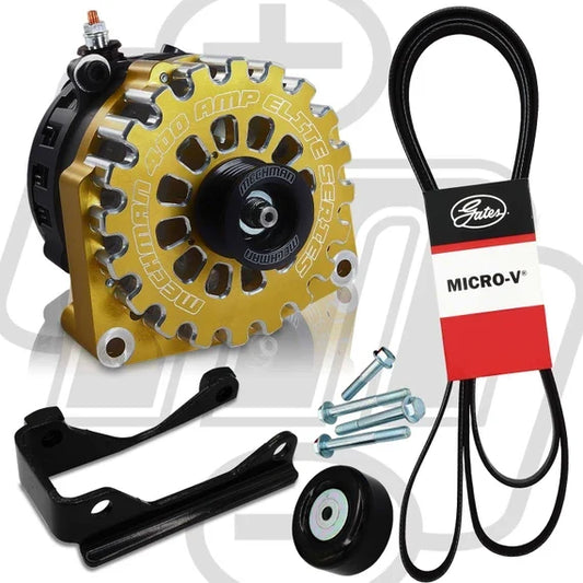 Dual Alternator Kit For 2007-2009 GM 6.6L Duramax (Includes 1 X B11348400GO) - 1.1L