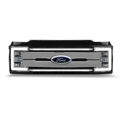 2017-2019 Ford F-250/F-350/F-450/F-550 “Ghost” LED Grille Light Kit – KR,LARIAT,XLT, XL, IP67