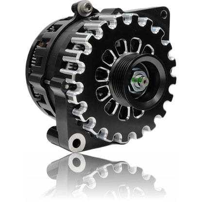 E Series Billet 250A alt - Fits 6/12 CS144 - BLACK finish | B7864250B | by: Mechman @ the lowest price of $524.00