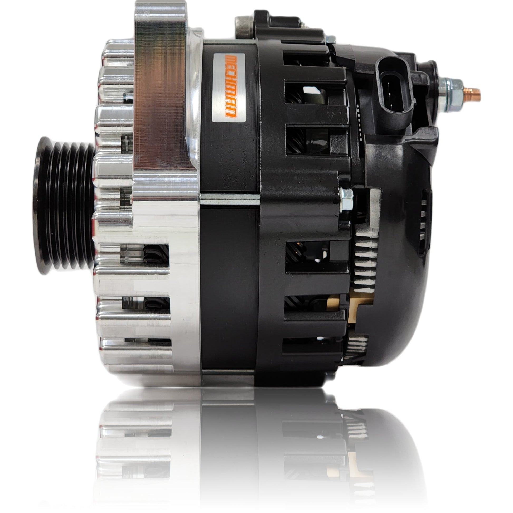 E Series Billet 250A alt - Fits 6/12 CS144 - Machined finish | B7864250M | by: Mechman @ the lowest price of $524.00
