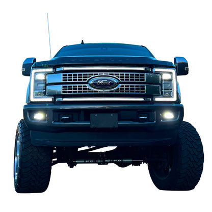 2017-2019 Ford Super Duty Platinum “Ghost” LED Grille Light Bar – F-250/350/450/550, IP67,