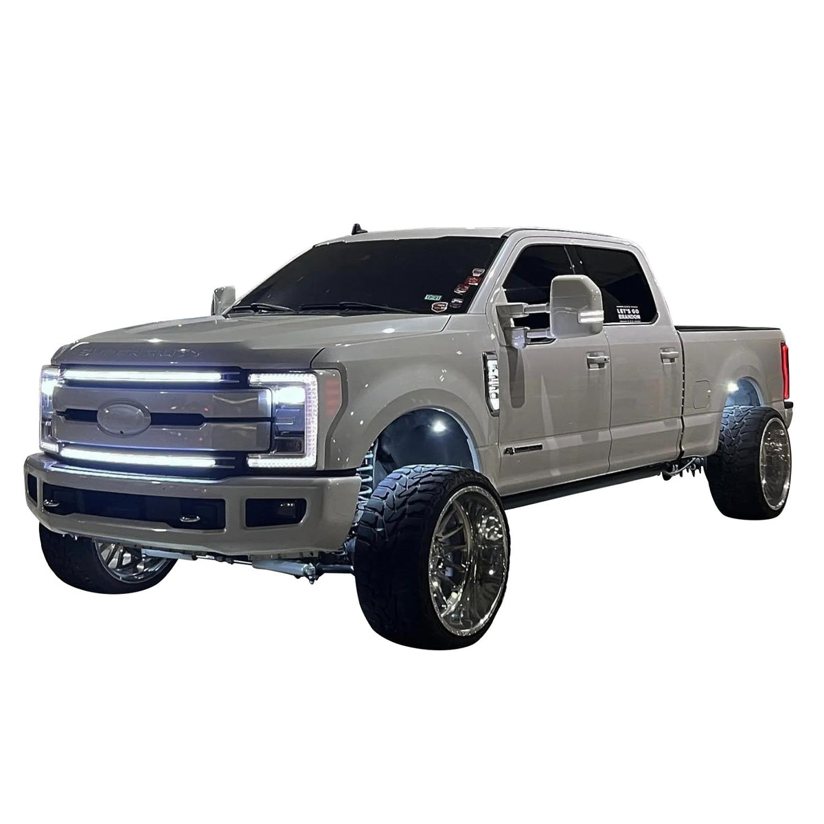 2017-2019 Ford Super Duty Platinum “Ghost” LED Grille Light Bar – F-250/350/450/550, IP67,