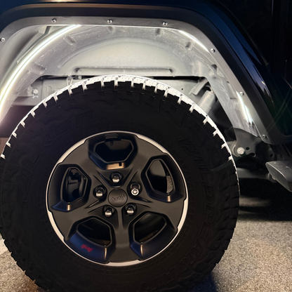 2020-2026 Jeep Gladiator JT Fender-Well “Ghost” LED Light Kit – 4-Piece, T52 Aluminum, IP67