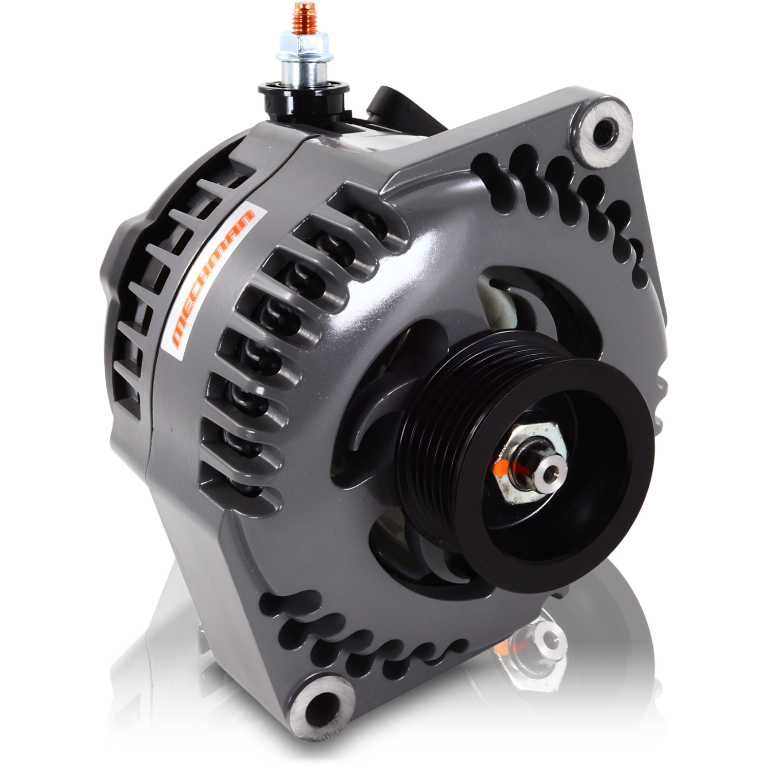 Marine 170 amp high output alternator for Ski / Wake Board Boats with 12SI 6.61 inch bolt pattern 6-Grove Serpentine Pulley | M7294170 | by: Mechman @ the lowest price of $519.00