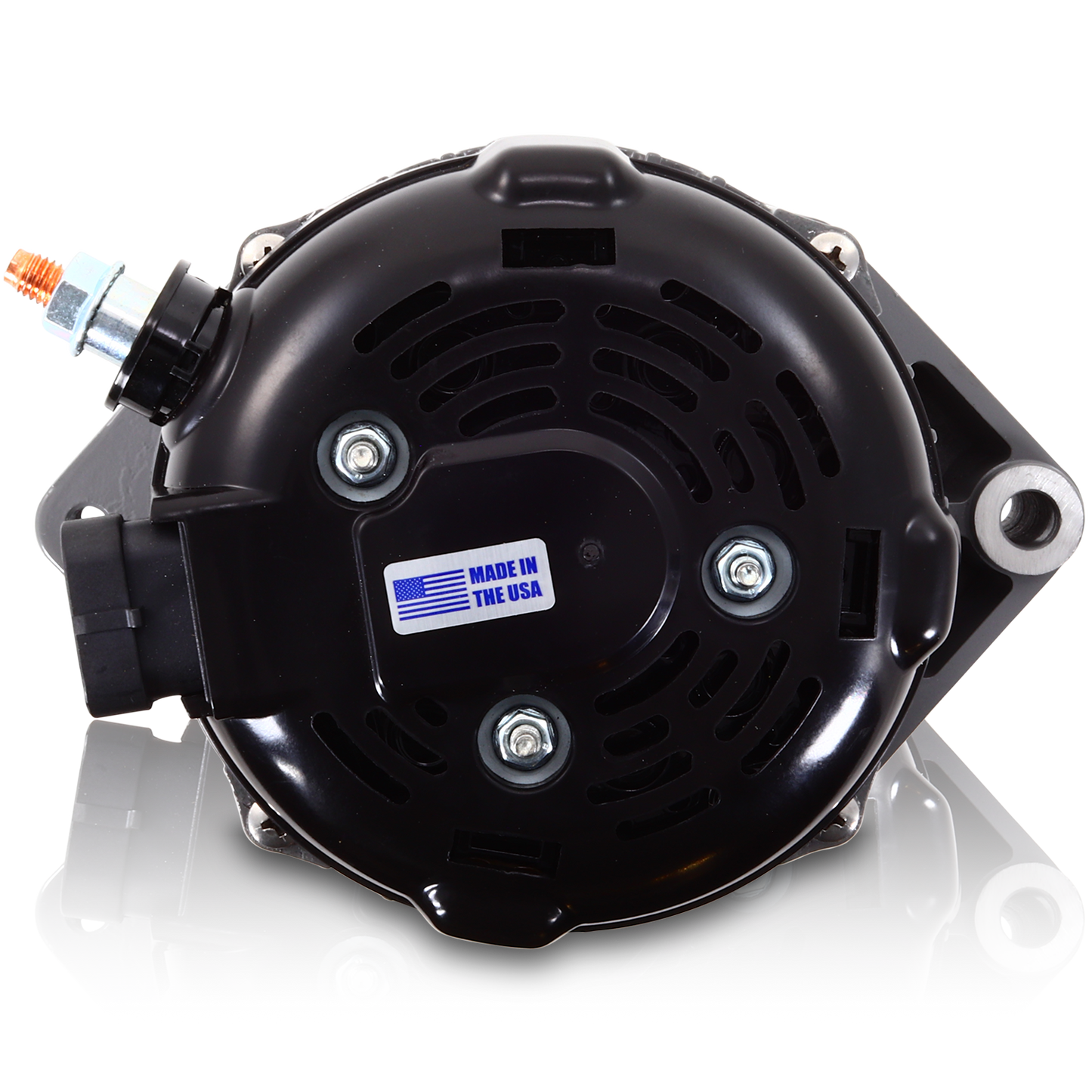 Marine 170 amp high output alternator for Ski / Wake Board Boats with 12SI 6.61 inch bolt pattern 6-Grove Serpentine Pulley | M7294170 | by: Mechman @ the lowest price of $519.00