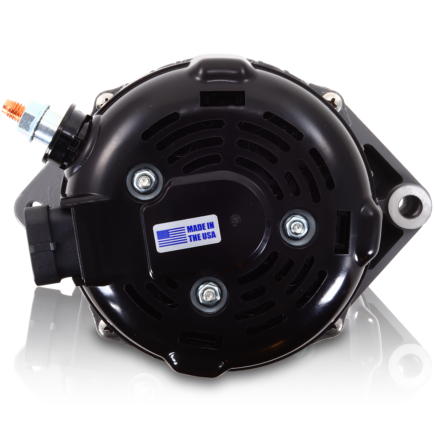 Marine 170 amp high output alternator for Ski / Wake Board Boats with 12SI 6.61 inch bolt pattern 6-Grove Serpentine Pulley | M7294170 | by: Mechman @ the lowest price of $519.00