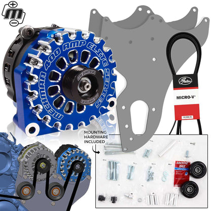 Mechman 400 Amp Dark Blue Dual Alternator Kit for 1999 - 2013 GM Trucks | D202DB | by: Mechman @ the lowest price of $1199.00