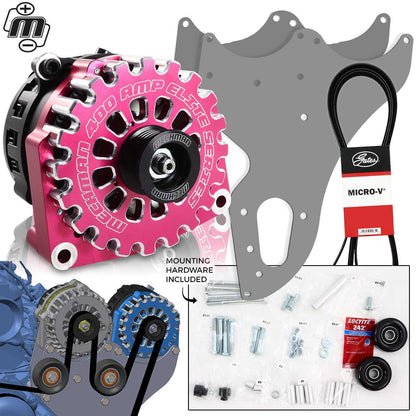 Mechman 400 Amp Pink Dual Alternator Kit for 1999 - 2013 GM Trucks | D202PI | by: Mechman @ the lowest price of $1199.00
