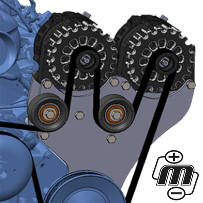 Mechman 800 Amp Mix Match Dual Alternator Kit for 2005 - 2013 GM Trucks | D205-MIX-MATCH | by: Mechman @ the lowest price of $1599.00