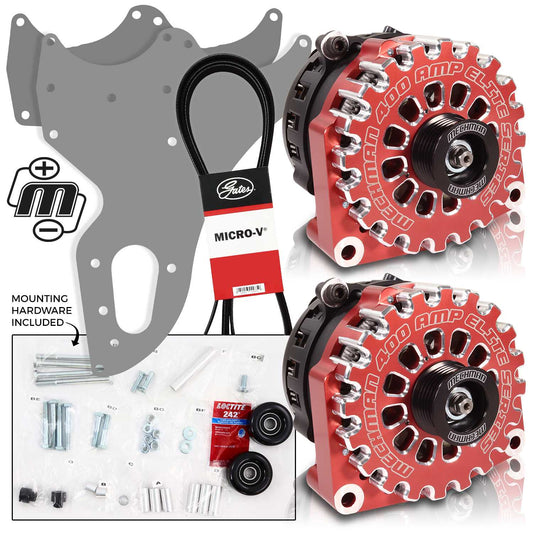 Mechman 800 Amp Red Dual Alternator Kit for 2005 - 2013 GM Trucks | D205RD | by: Mechman @ the lowest price of $1599.00