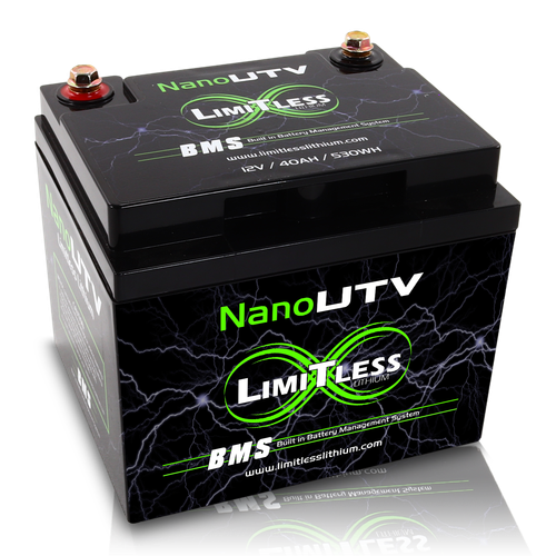 Nano - UTV / Power sports Battery With 3.5A Battery Maintainer