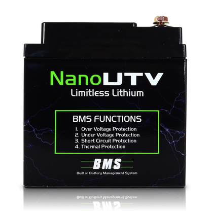 Nano - UTV / Power sports Battery With 3.5A Battery Maintainer