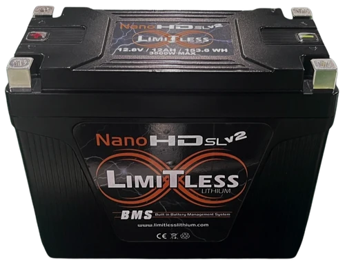 Nano -HD SLv2 12AH Motorcycle / Power sports Battery (BCI 20 Case)