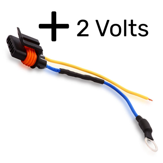 P101-L-4 Voltage boost harness for GM 4 pin regulators for a 2 volt increase for Lithium or 14-volt AGM batteries