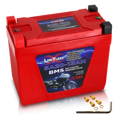 Shake Awake 20 Case 13AH Smart Motorcycle battery