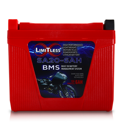 Shake Awake 20 Case 6Ah Smart Motorcycle battery