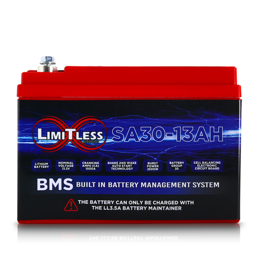 Shake Awake 30 Case 13Ah Smart Motorcycle battery