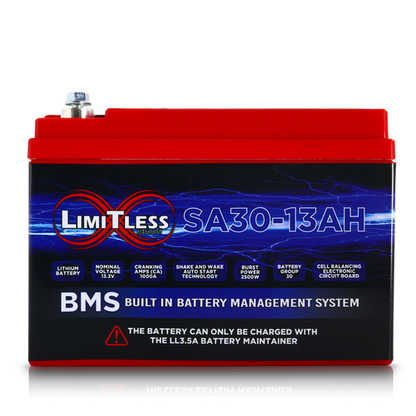 Shake Awake 30 Case 13Ah Smart Motorcycle battery