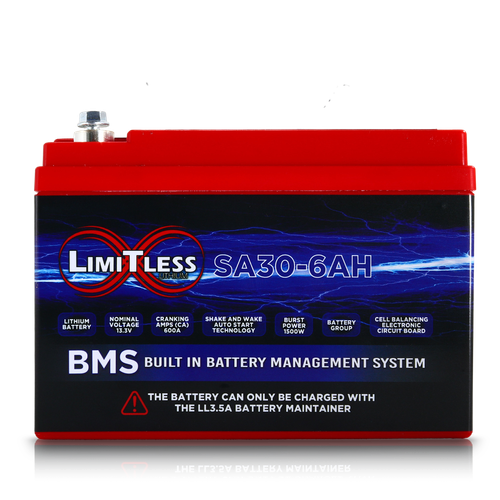 Shake Awake 30 Case 6Ah Smart Motorcycle battery