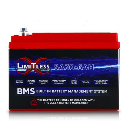 Shake Awake 30 Case 6Ah Smart Motorcycle battery