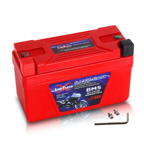 Shake Awake Y7 Case  6Ah Smart Motorcycle battery