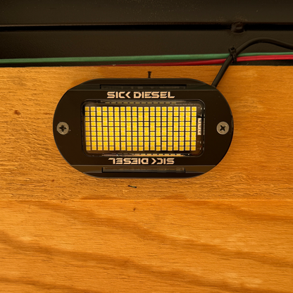 Sick Diesel Rock Lights - Utility Work Lights - White/RGBW LEDs