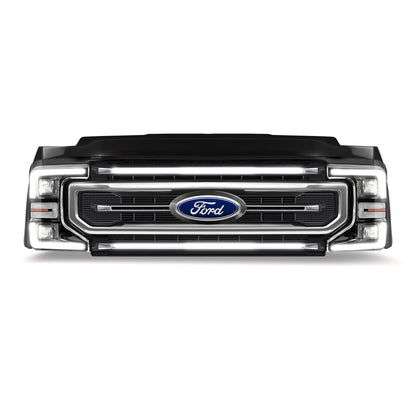 2021-2022 Ford F-250/F-350/F-450/F-550 LED Grille Light Kit – Non-High-Flow, KR/STX/XLT/Platinum, IP67