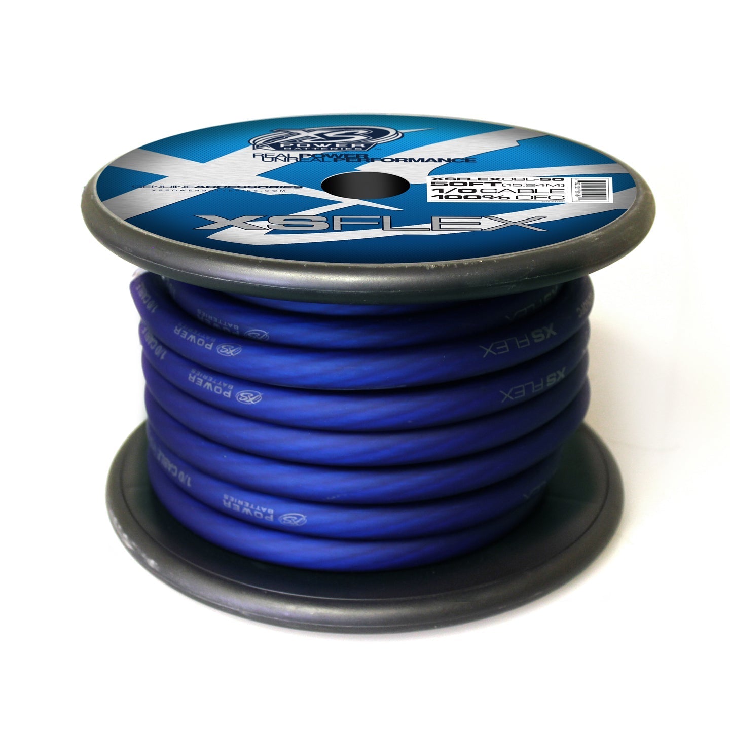 XS FLEX Blue 1/0 Cable - 25' Roll