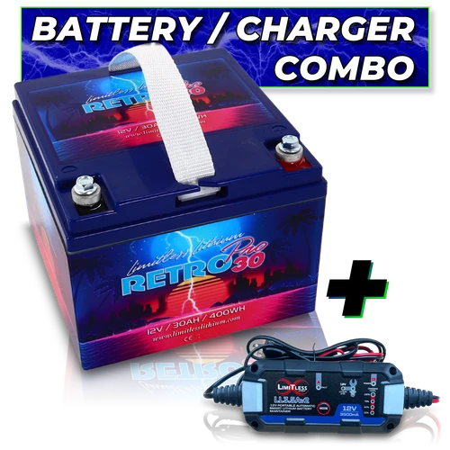 Retro Pro 30 Limitless Lithium With 3.5A Battery Maintainer