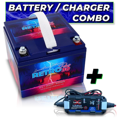 Retro Pro 30 Limitless Lithium With 3.5A Battery Maintainer