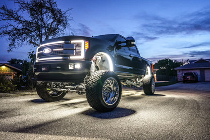 Fender-Well “Ghost” LED Light Kit – 4-Piece, Fits U.S. Full-Size Trucks w/ Plastic Liners, IP68, T52 Aluminum