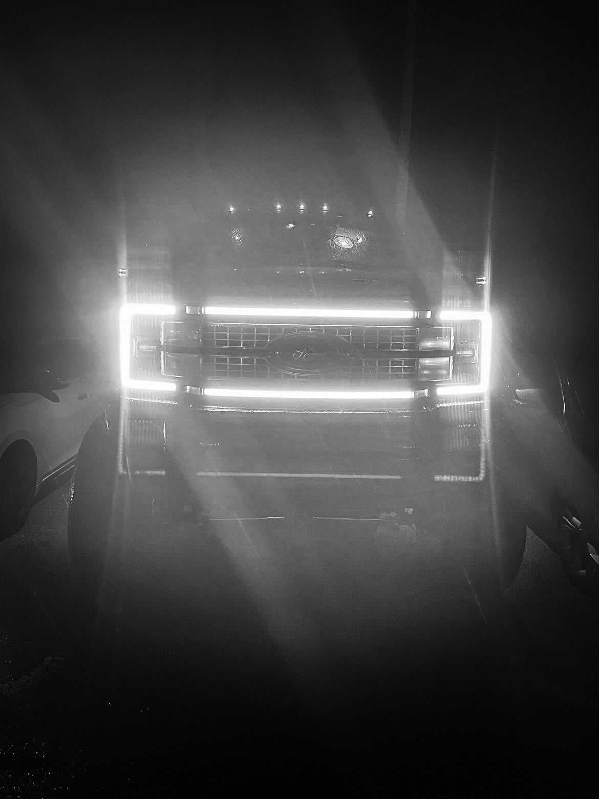 2017-2019 Ford F-250/F-350/F-450/F-550 “Ghost” LED Grille Light Kit – KR,LARIAT,XLT, XL, IP67
